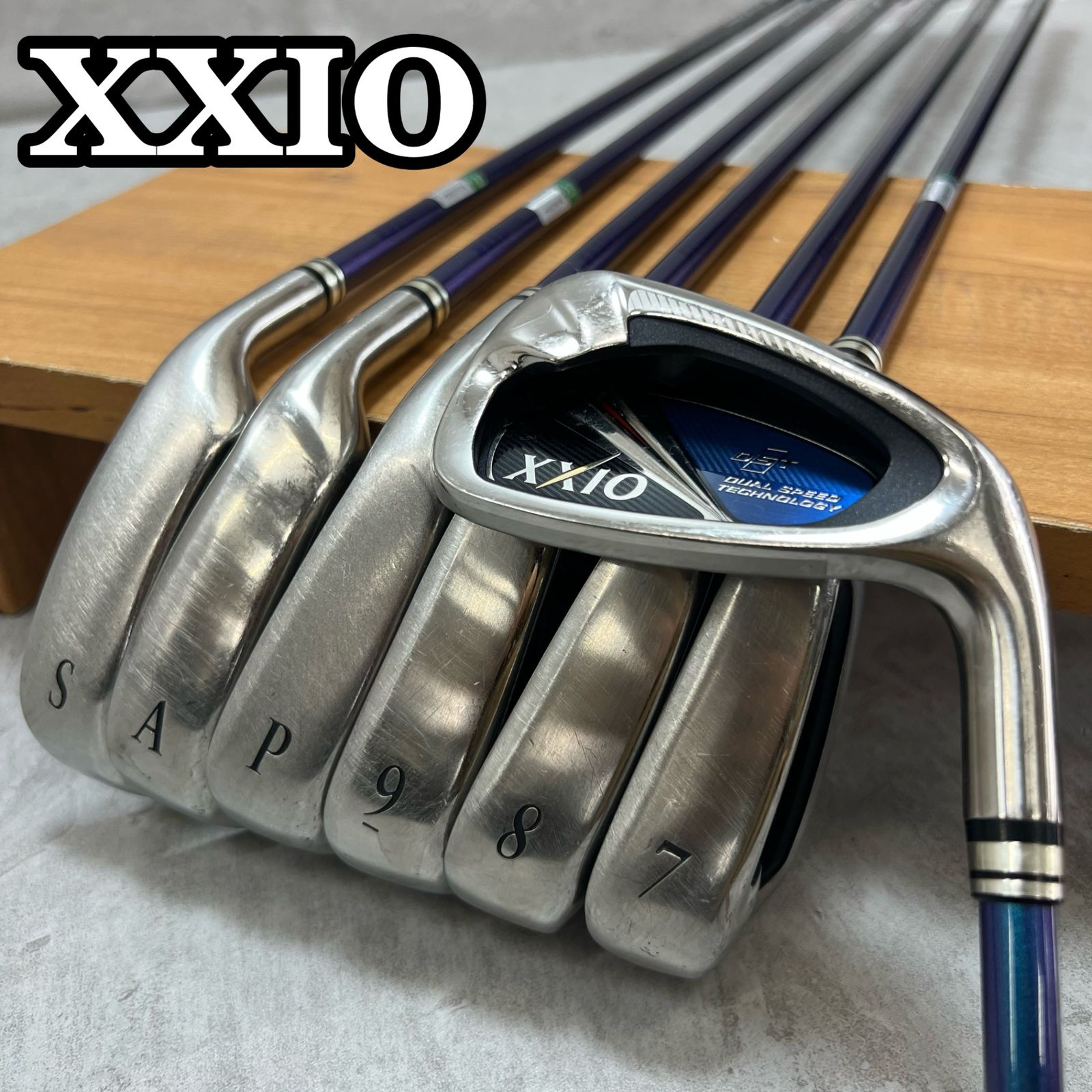 ゼクシオ 8代目 MP800 メンズゴルフ アイアンセット 7本 右利き用 SR XXIO