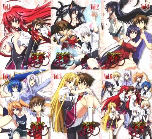 【】アニメBlu-ray Disc ハイスクールD×D BorN 初回版 全6巻セット