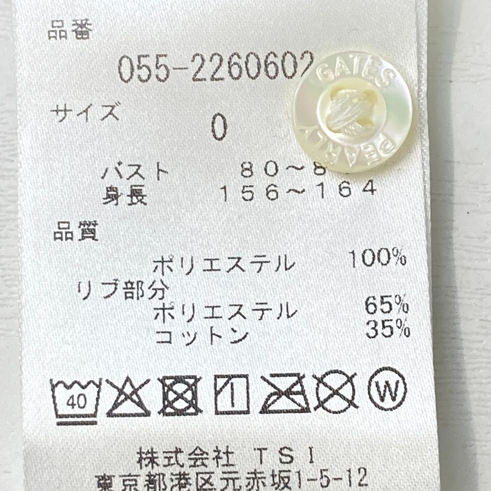 サイズ：0 PEARLY GATES パーリーゲイツ 055-2260602 半袖