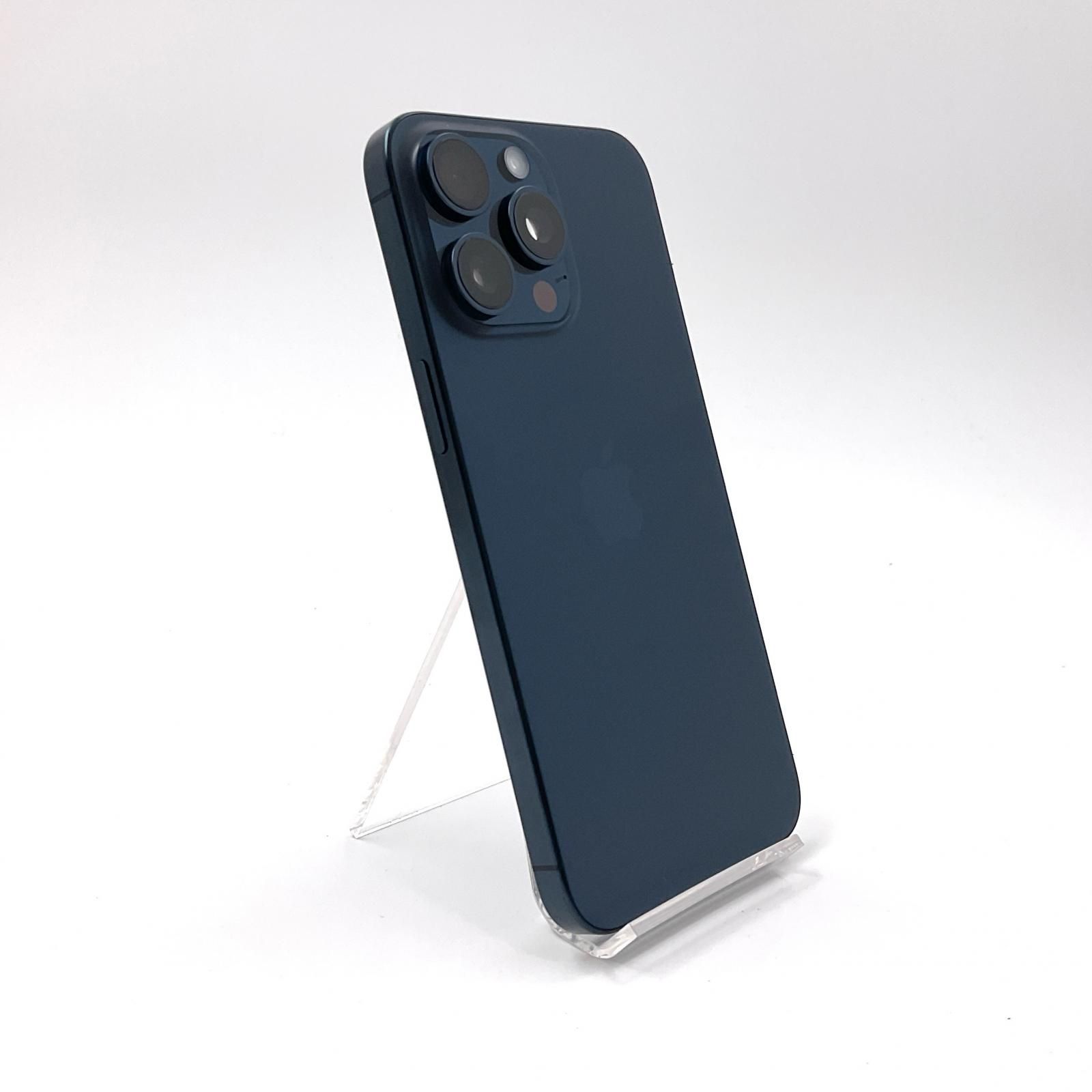 【全額返金保証】【最速発送】Apple iPhone 15 Pro Max 256GB ブルーチタニウム SIMフリー 超美品 動作確認済 98%