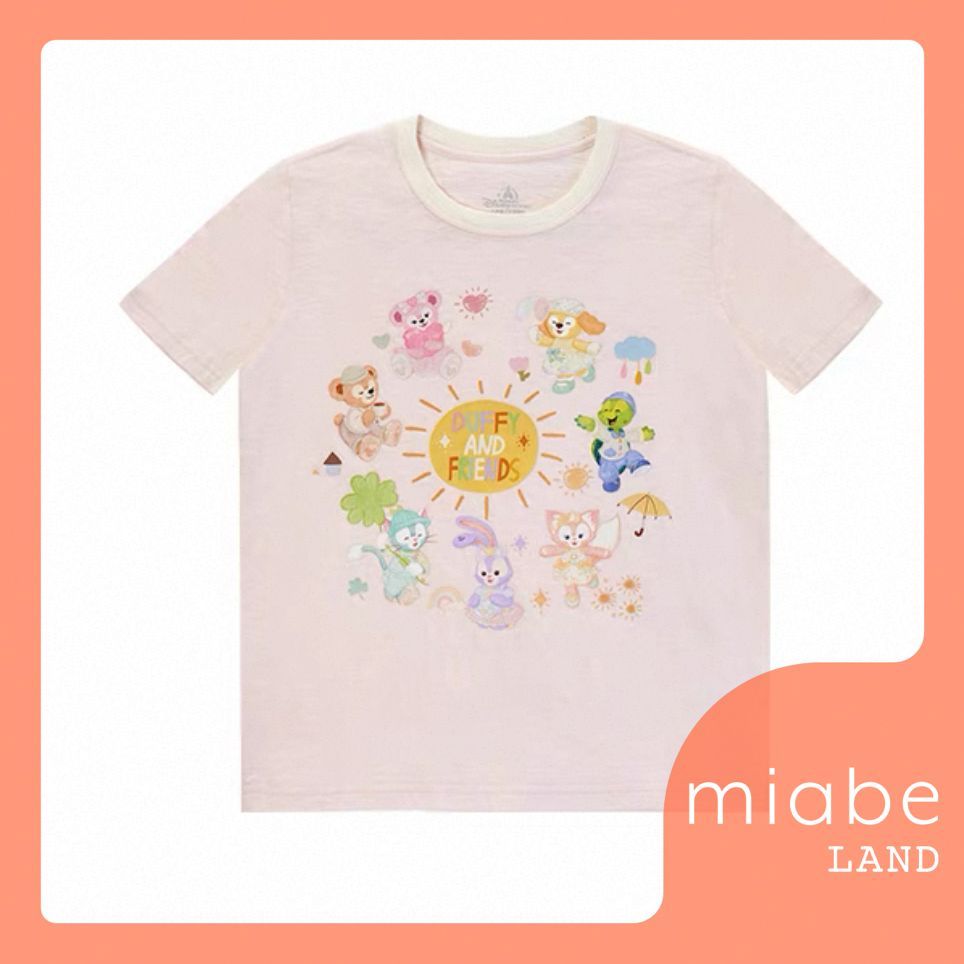 上海ディズニーランド♥ダッフィー&フレンズ♡Hello Summer Tシャツ♥ Group B｜10~15営業日国内倉庫発送｜miabe LAND｜限定｜上海