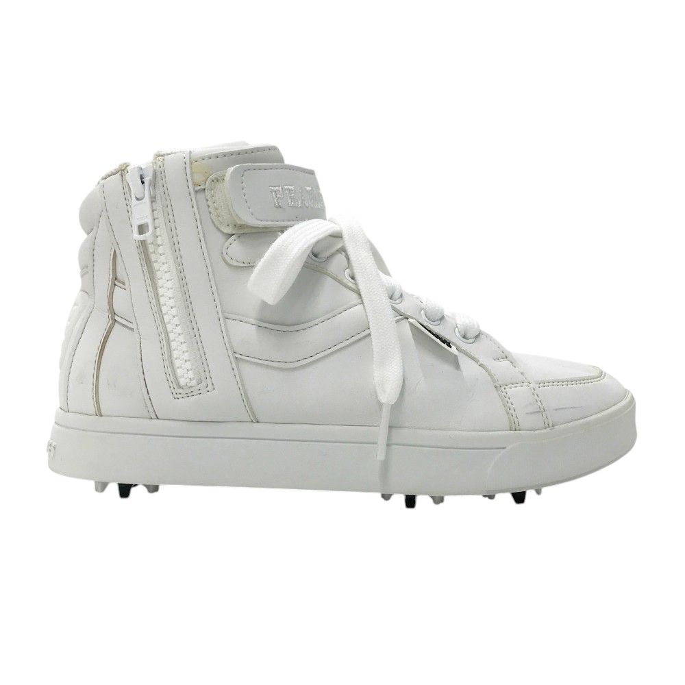 【1度のみ使用】23.5 PEARLY GATES ハイカットスニーカー 89 1度のみ使用】23.5 PEARLY GATES ハイカットスニーカー 89 1度
