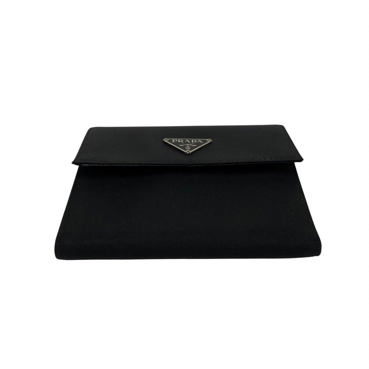 ✨新品未使用✨　PRADA ミニ財布　ナイロン　三角プレート　サフィアーノ ほぼ未使用 希少品 PRADA プラダ 三角ロゴ 金具 ナイロン サフィアーノ