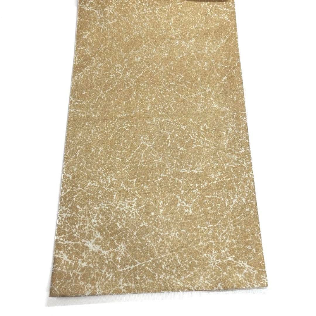 袋帯華紋絽刺し唐花唐草氷割れ金通し着物021a d 