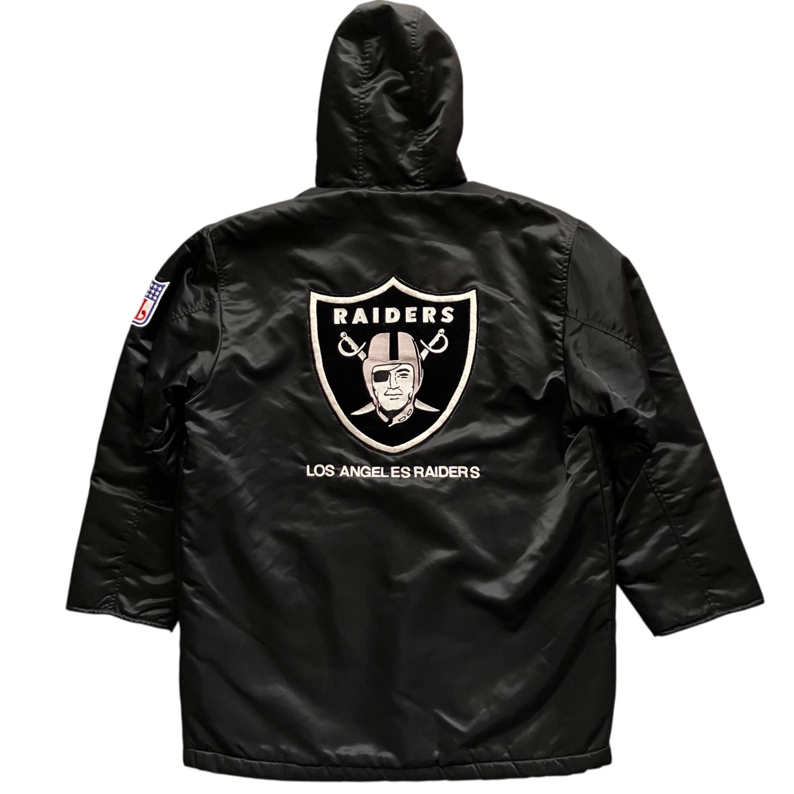 90s~ STARTER NFL RAIDERS ベンチコート ナイロンジャケット