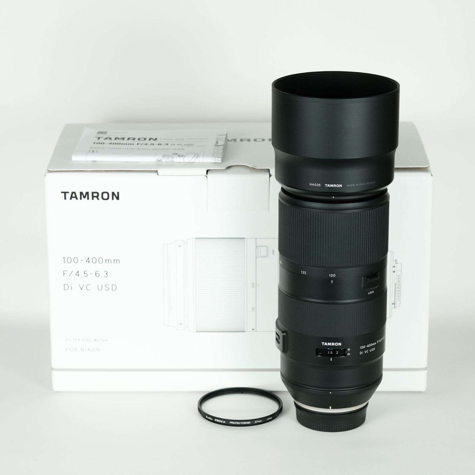 TAMRON A035 For NIKON 100-400mm ジャンク 100-400mm F/4.5-6.3 Di VC USD (Model A035) [ニコン用] 中古