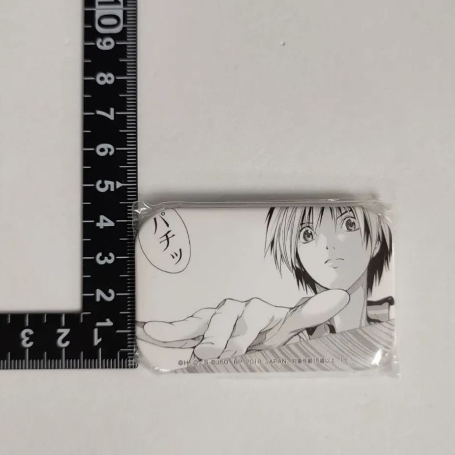 ヒカルの碁 進藤ヒカル ジャンプ50周年 缶バッジ スクエア缶バッジ