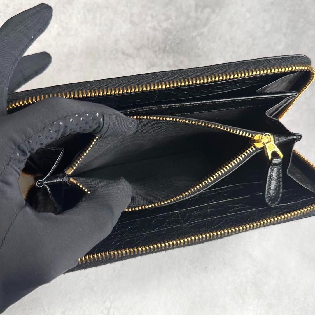 BALENCIAGA / ジャイアントコンチネンタルウォレット ブラック