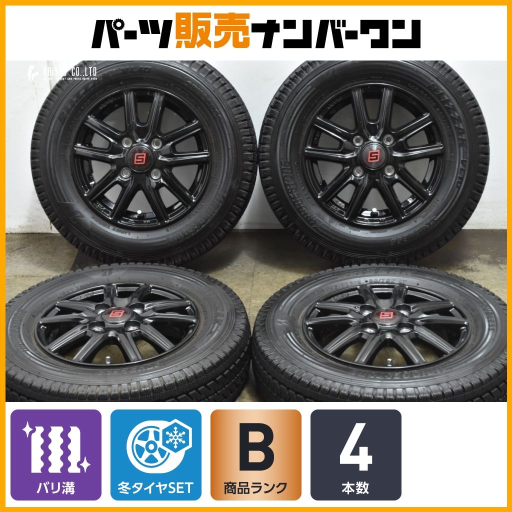 バリ溝 SEIN 12in 3.50B 45 PCD100 ブリヂストン ブリザック VL10 145|80R12LT N-VAN バモス アトレー ハイゼット NV100 クリッパー