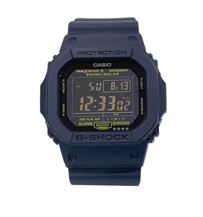 カシオ（CASIO）G-SHOCK GW-M5610NV-2JF ソーラー電波時計 ネイビー 箱