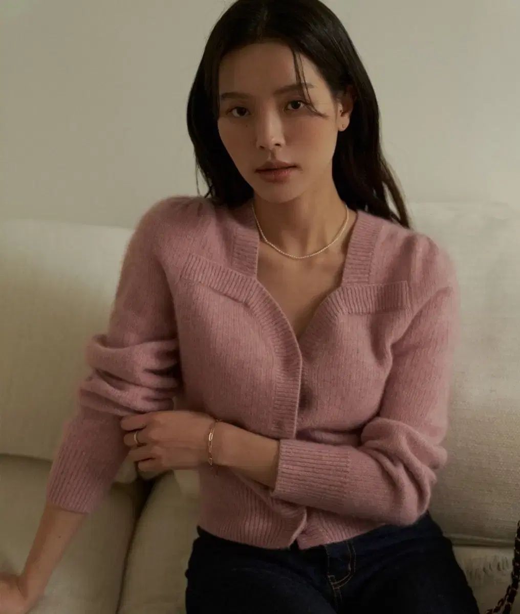 シエ ネルリア カーディガン ピンク