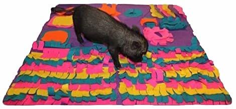 AZ Micro Mini Pigs 豚 アクティビティ 発根 スナッフルマット 滑り止め裏地 