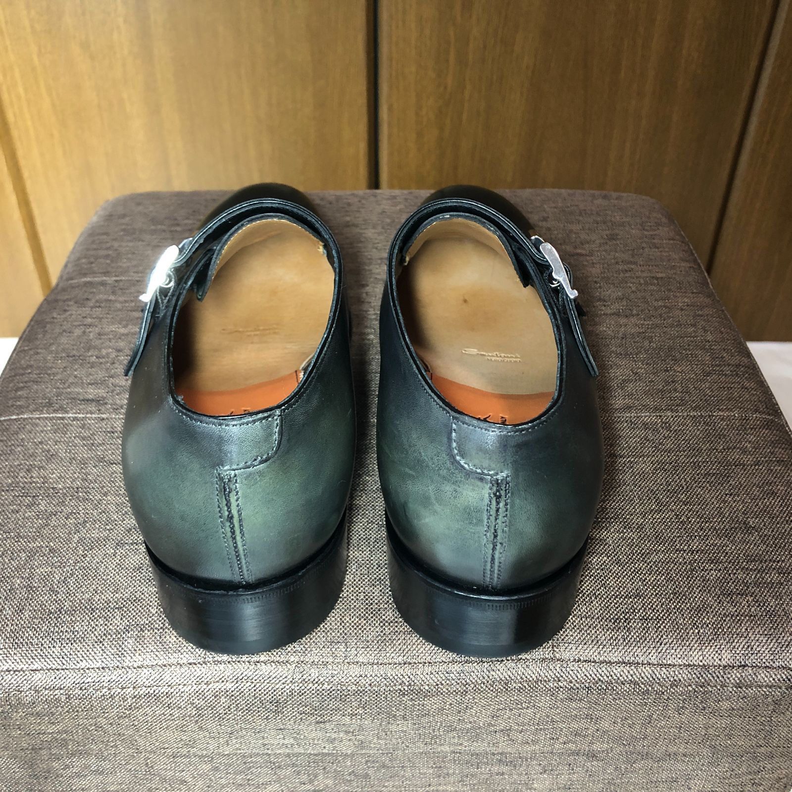 やっぱり俺たちのサントーニ！Santoni|表記6|25㎝|ダークグリーン 