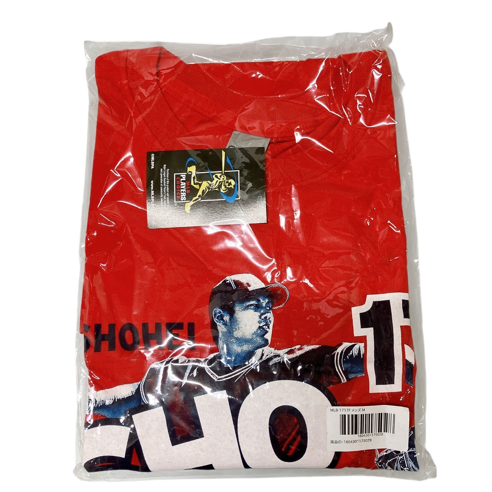 闘争 KI1 MLB 大谷翔平 17 Tシャツ レッド メンズ Mサイズ ポストカード 2枚 【在庫限りの大特価】