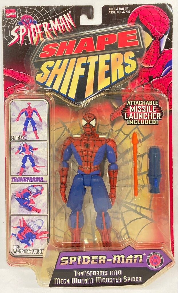 【爆買い！】 TOYBIZ MONSTER MUTANT MEGA / MAN SPIDER SHIFTERS SHAPE アメコミ