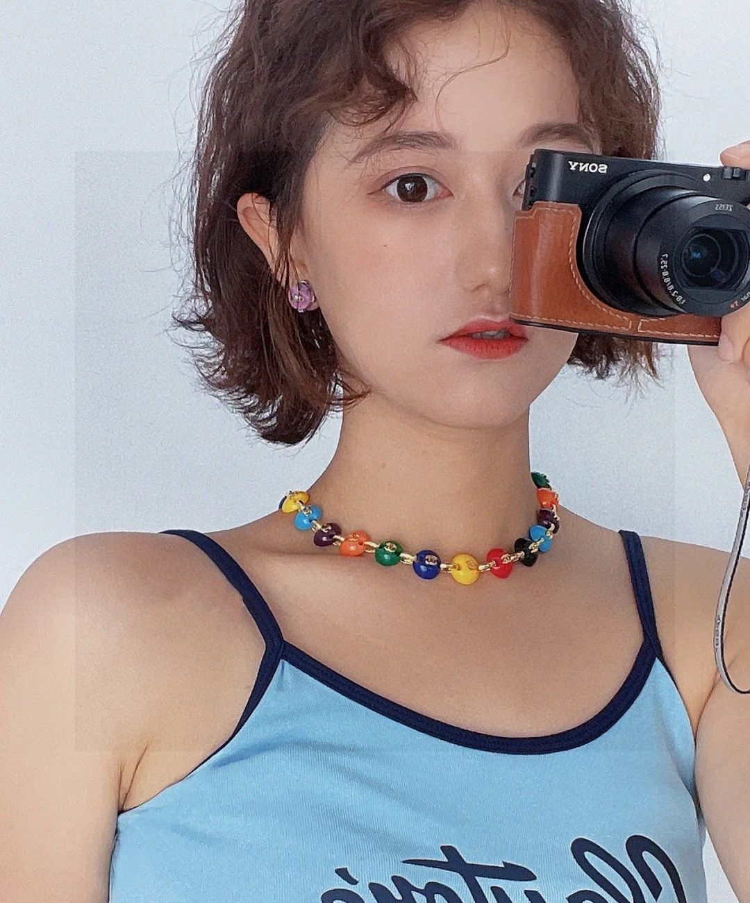 今日 Chanel 最新モデル ダブル C カラフルビーズ ピーポー ネックレス 在庫 価格
