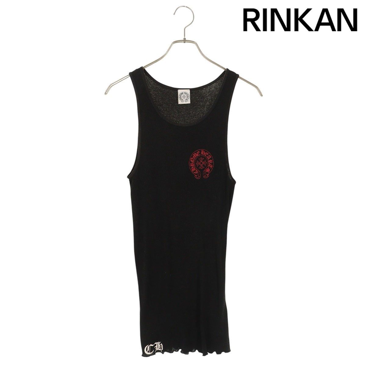 クロムハーツ リブタンク クロムハーツ RIB TANK ホースシュープリントリブタンクトップ