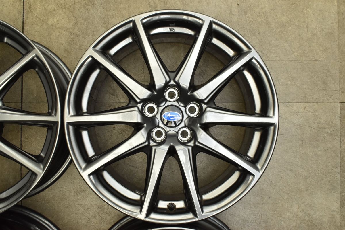 スバル純正17インチホイールセット、ノーマルタイヤ スバル純正17