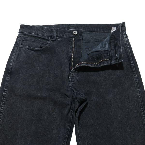 Ron Herman DENIMロンハーマンデニムのブラックデニムパンツ Gパン 差