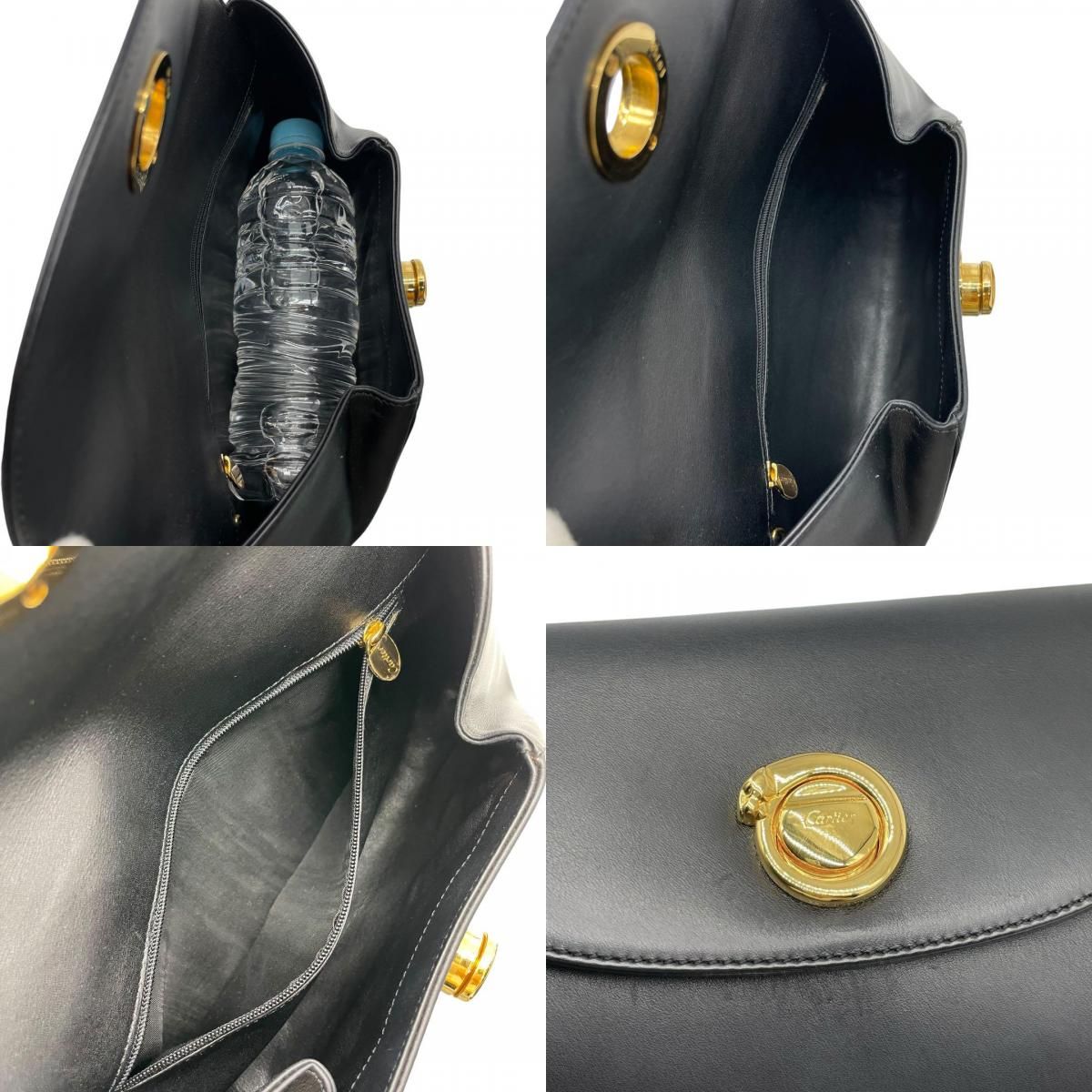 Cartier カルティエ　ショルダーバッグ　パンテール　金具　フラップ CARTIER カルティエ パンテール フラップ 金金具 クラッチバッグ