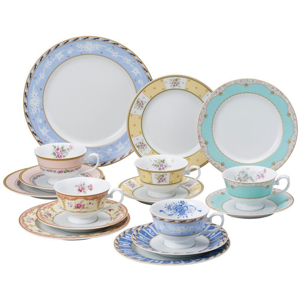数量 41721-33461 16ピースティーセット フローラルブティック NARUMI ナルミ