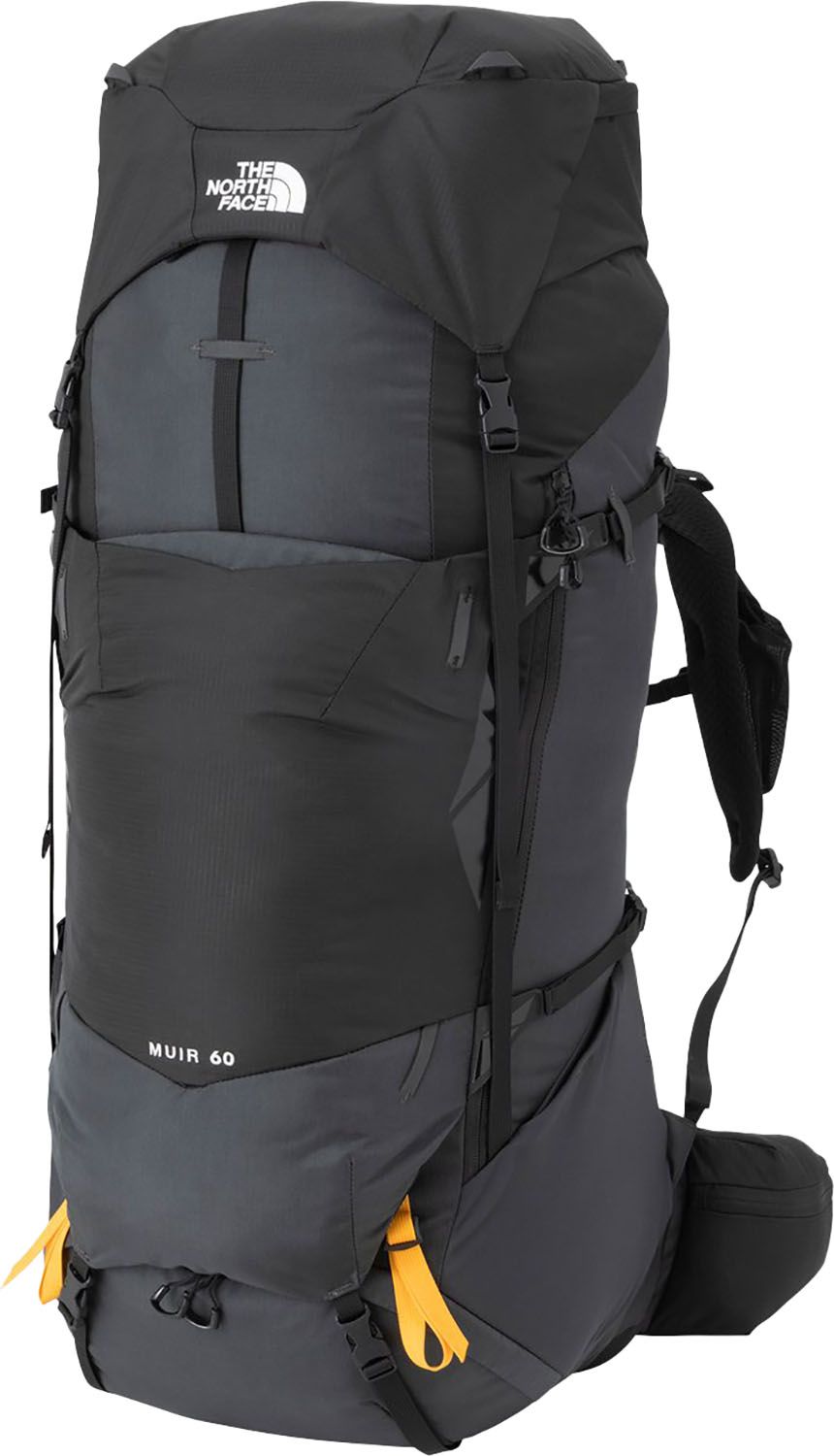 ザ ノース フェイス THE NORTH FACE アウトドア ミュアー60 MUIR 60 メンズ レディース ザックラージ 60L バック カバン ケース パック ザック エキップメント 登山 ザック バックパック NM6 KA ブラック×アスファルトグ