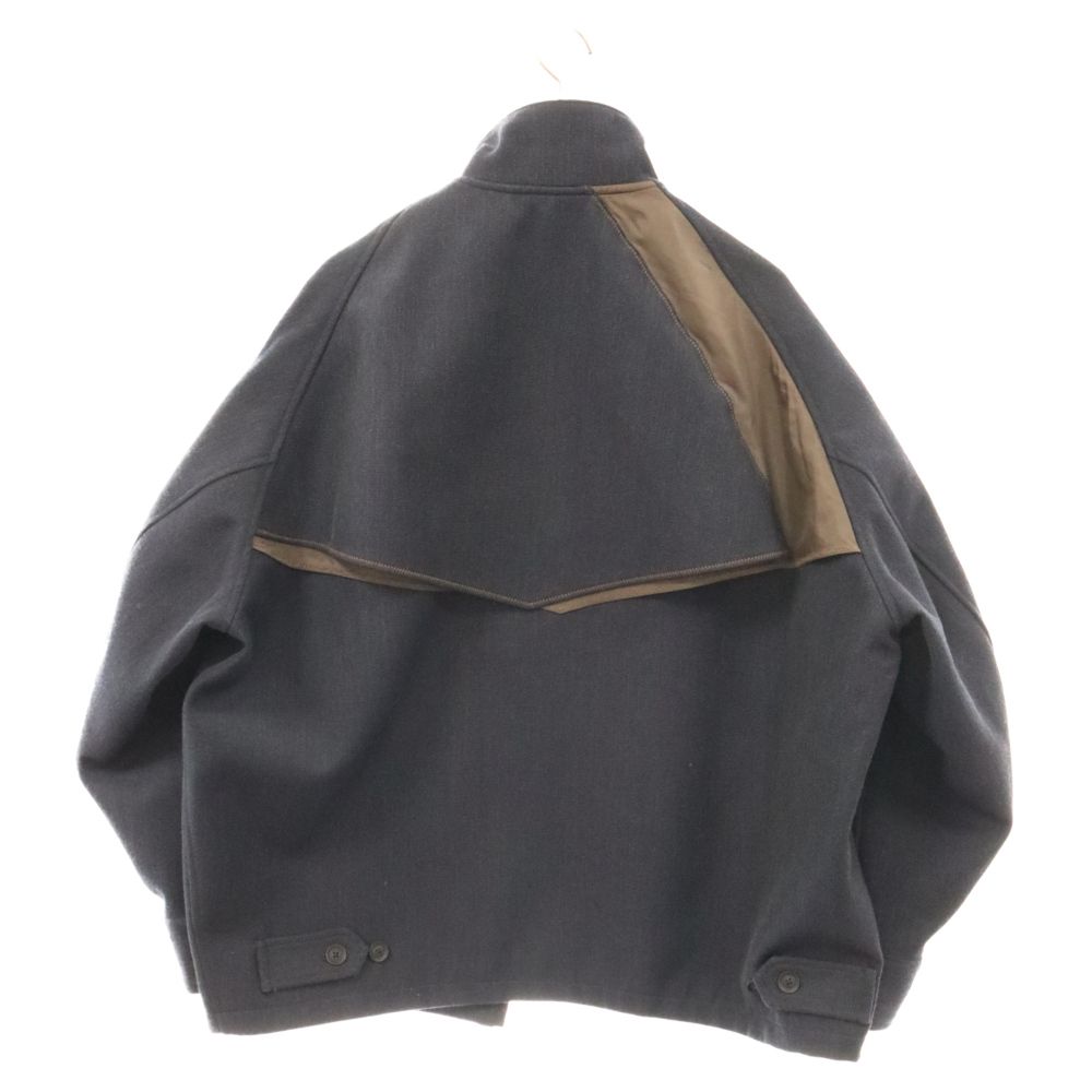 kolor カラー 23AW ダブルフロントスイングトップジャケット ネイビー 23WCM-G05108 kolor (カラー) 23AW ダブルフロントスイングトップジャケット