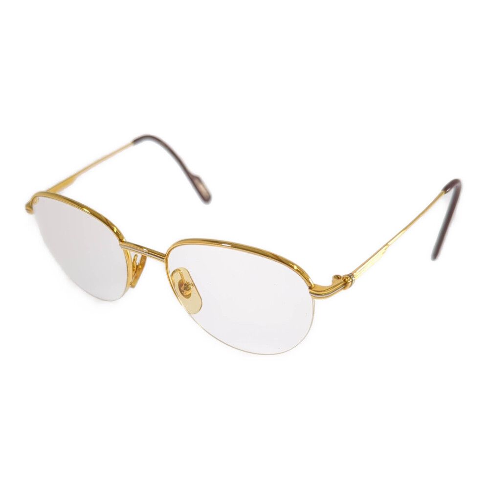 Cartier カルティエ オーバルメガネ|ゴールド|翌日配送可 ♀ B レディース 591376