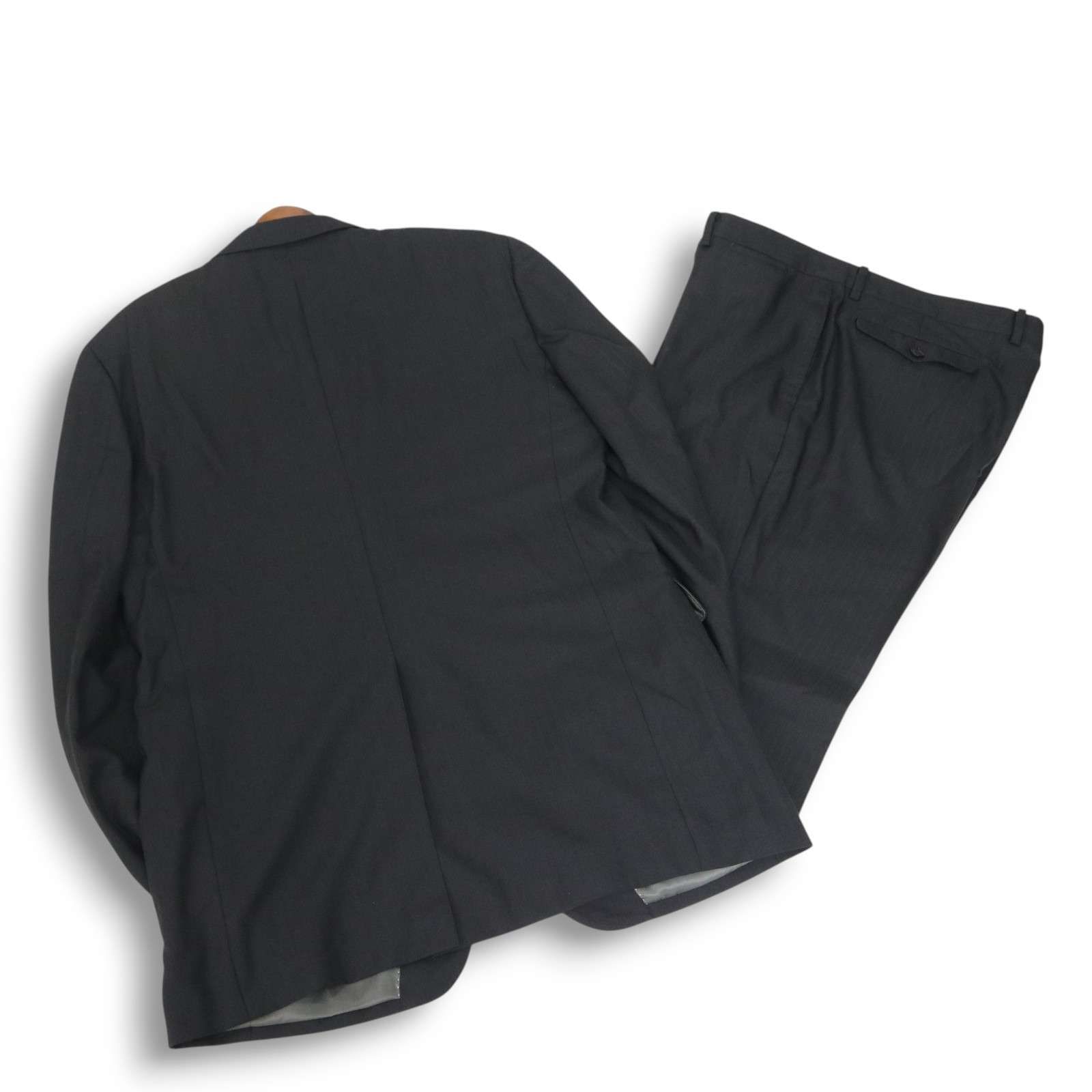 THE SUIT COMPANY スーツカンパニー 通年 背抜き☆ シャドーストライプ