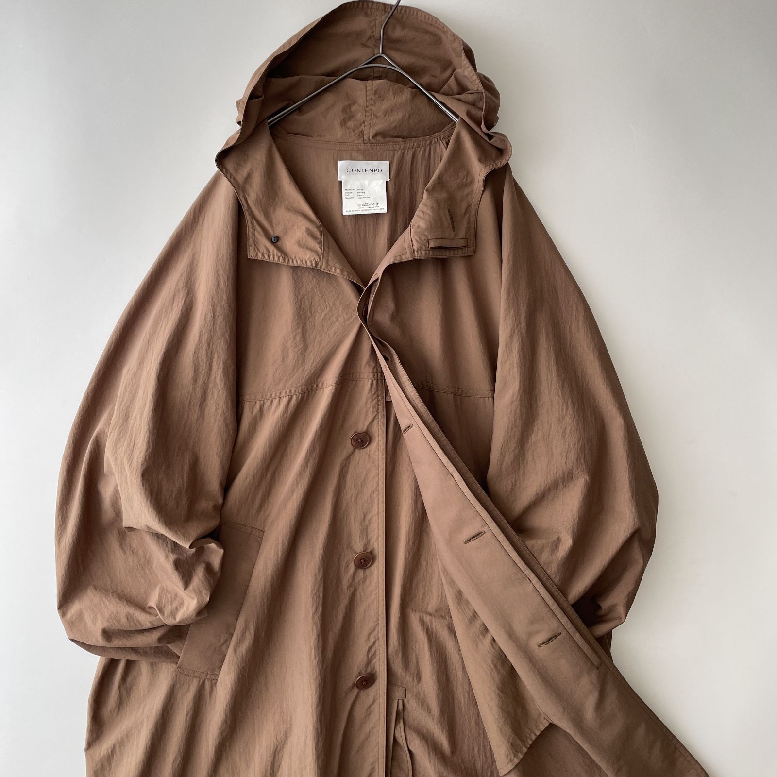 美品】YAECA -CONTEMPO- size/S (r) ヤエカ コンテンポ HOODED RAIN