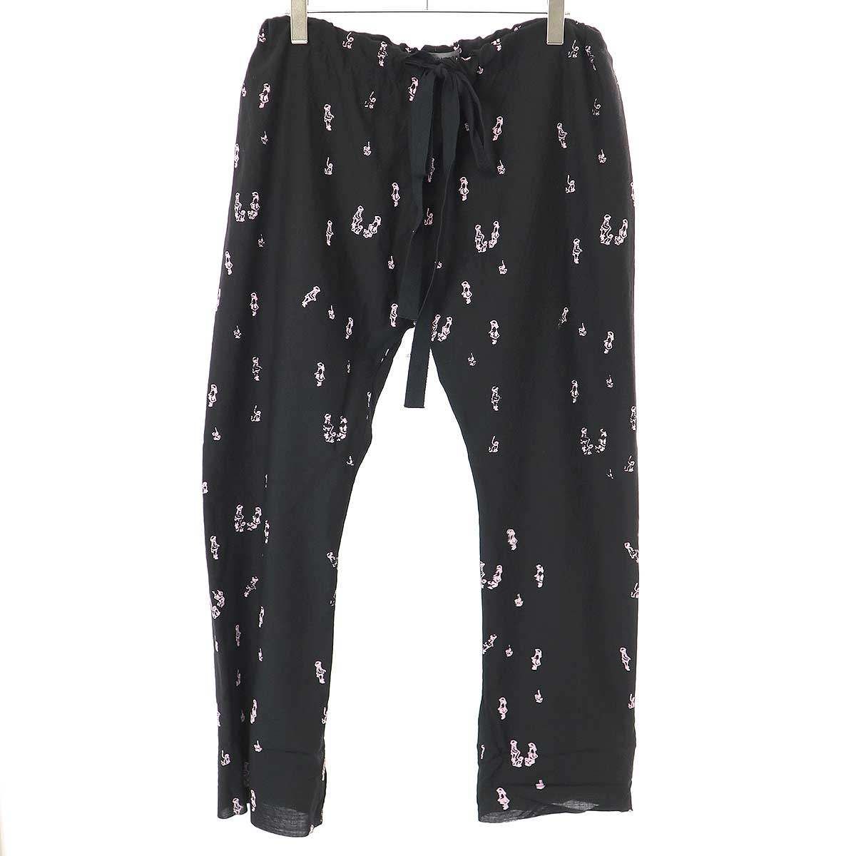 ELENA DAWSON エレナ ドーソン 20SS DRAWSTRING PANT フロッキ 