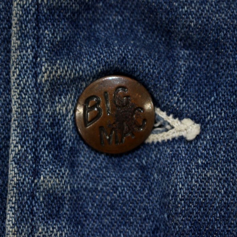 80s vintage BIGMAC 裏地ブランケット デニム カバーオール メンズ XL