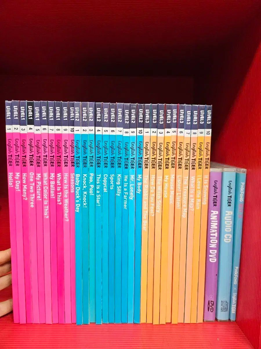 イングリッシュタイガー 英語 絵本 DVD CD 全集