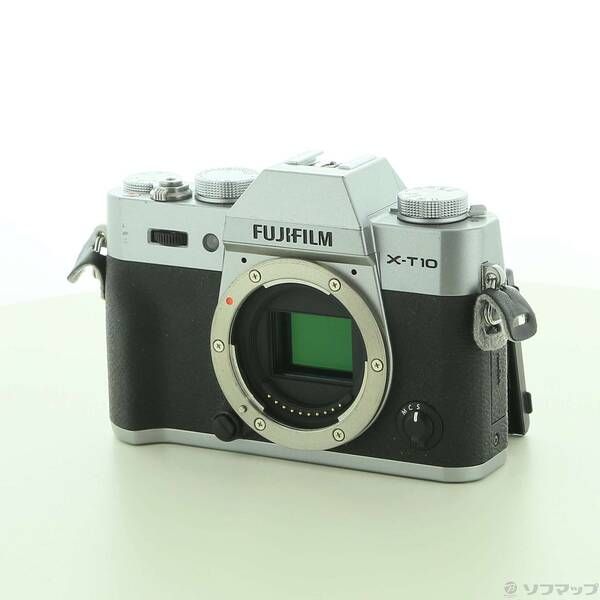 〔 品〕 FUJIFILM X-T10 ボディ シルバー 297