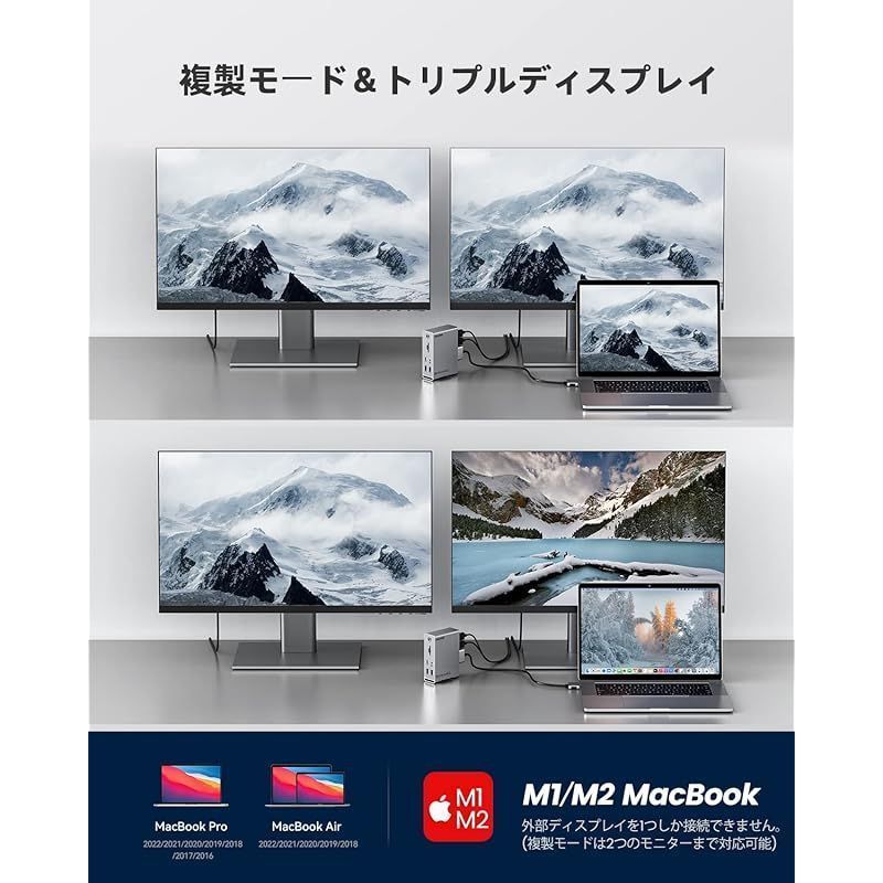 GIISSMO Macbook Pro/Air専用 14-IN-2 ドッキング Amazon | GIISSMO Macbook Pro/Air専用 14-IN-2 USB C