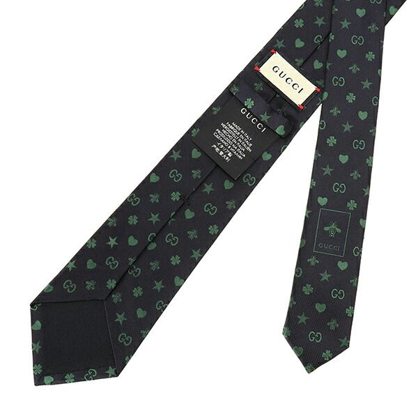 新品 グッチ GUCCI ネクタイ シンボルズ モチーフ シルク タイ  