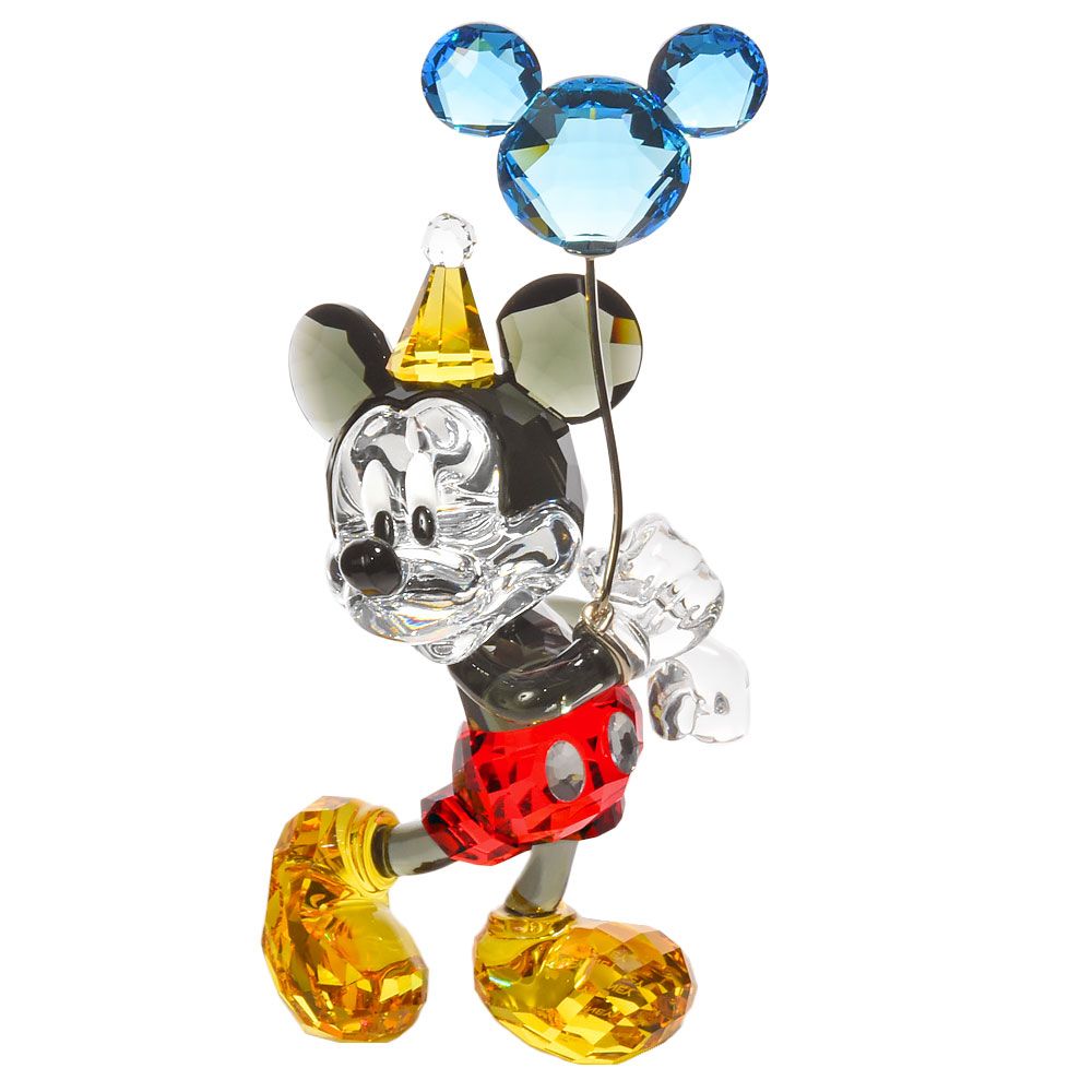 スワロフスキー SWAROVSKI ディズニー ミッキーマウス セレブレーション オブジェ 置物 5376416 クリア【中古】