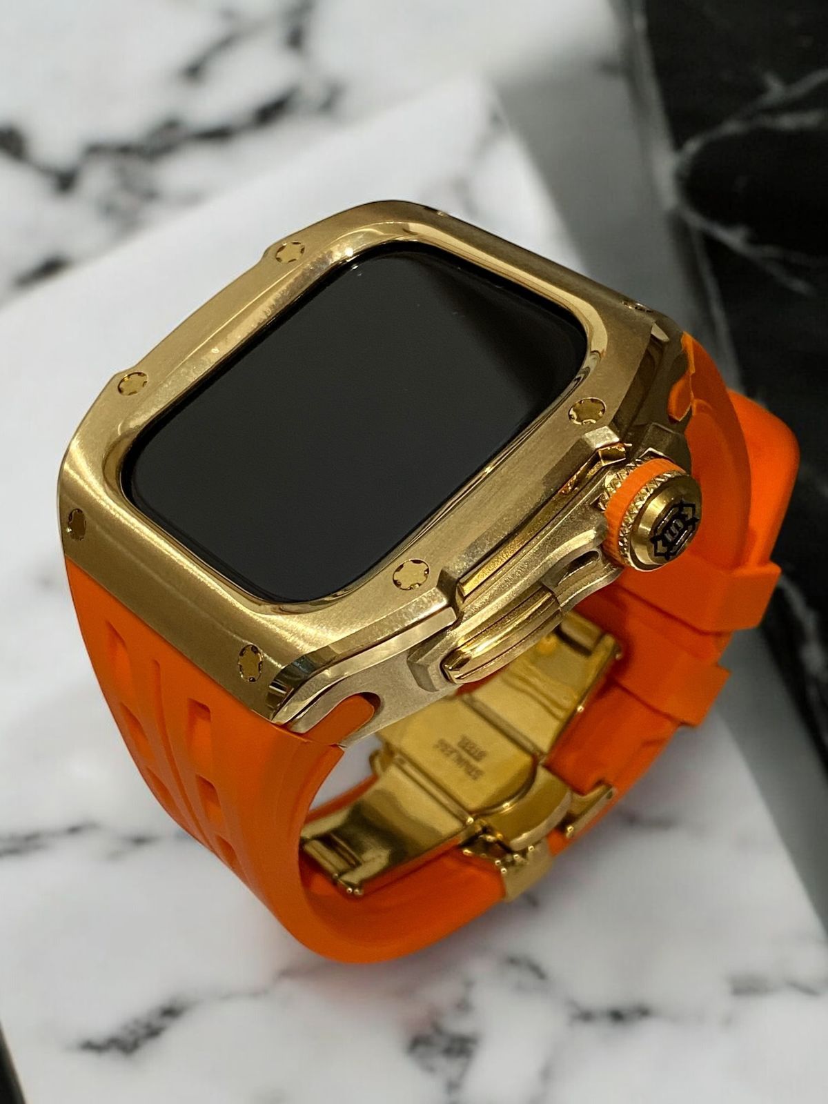タイトル アップルウォッチカバーケースApple Watchラバーバンドベルト メタル 29