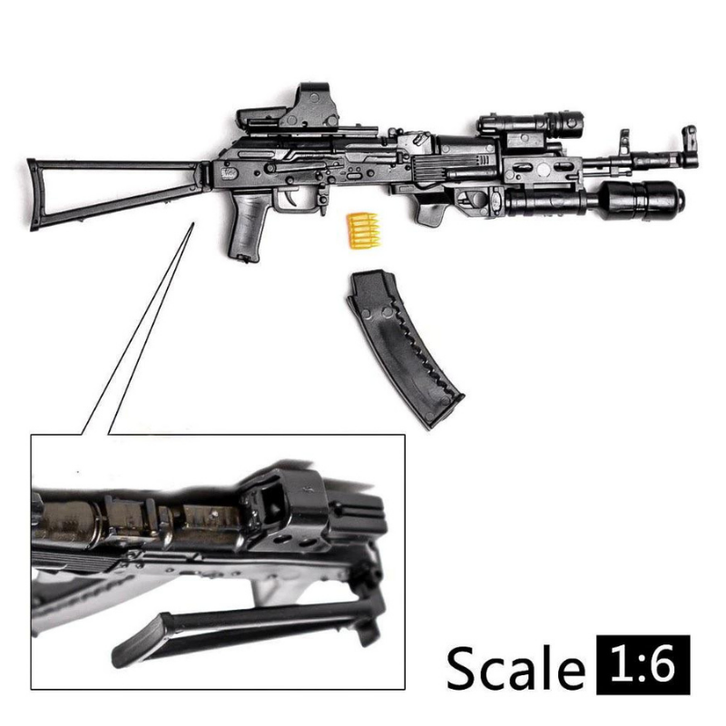 新品!!送料無料!! 1/6スケール AK74 未組立プラモデル