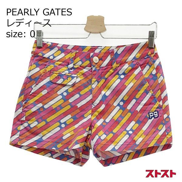 PEARLY GATES パーリーゲイツ ショートパンツ 総柄 ピンク系 00