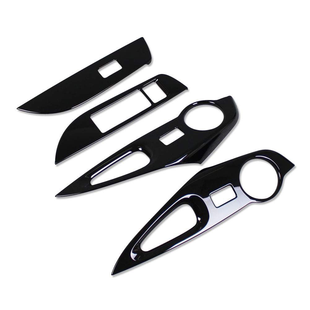 新品 (ピアノブラック) 専用設計 Sport Corolla Toyota ガーニッシュ カバー パネル スイッチ ボタン ウィンドウ 内装ドア 専用 210系(2018年式以降現行) スポーツ カローラ トヨタ RUIQ