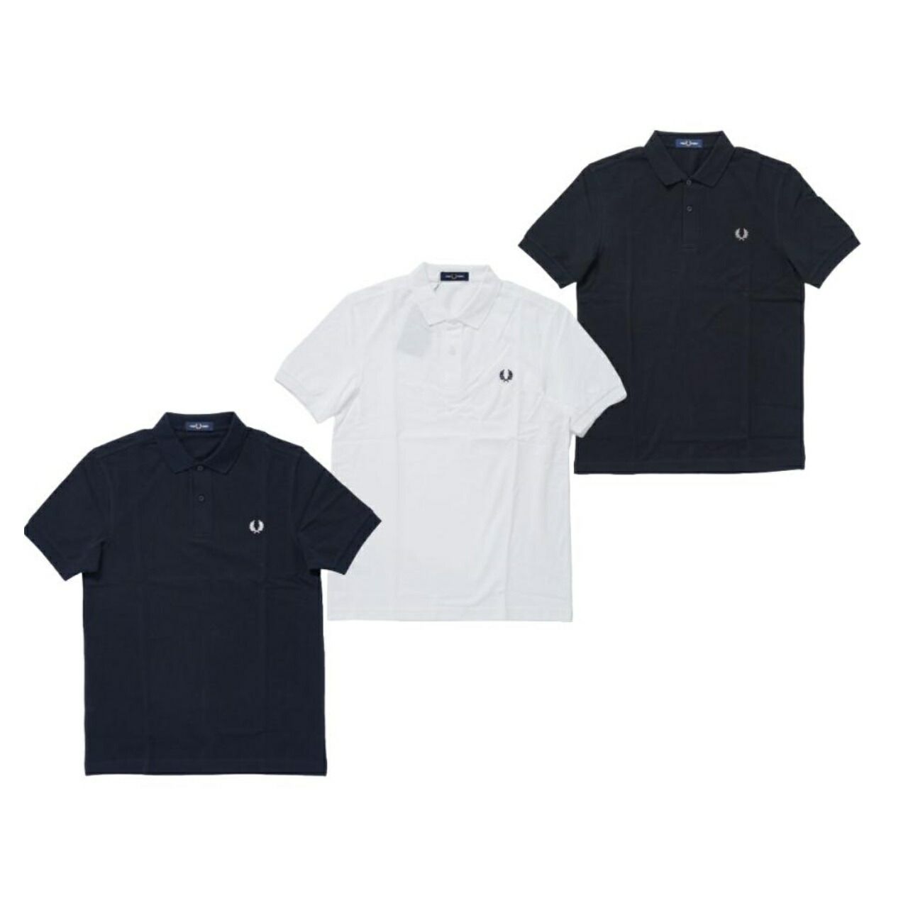 FREDPERRY フレッドペリー M6000 PLAIN プレーン ポロシャツ 半袖 ロゴ 