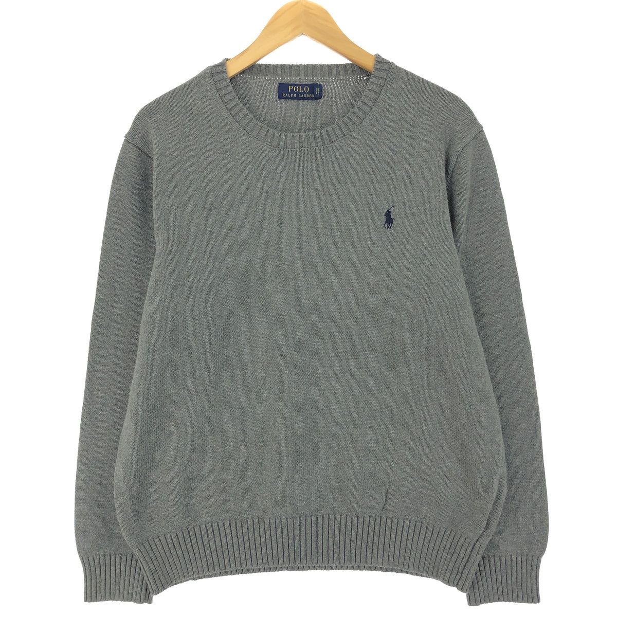 古着 ラルフローレン Ralph Lauren POLO RALPH LAUREN コットンニットセーター メンズL/eaa399511