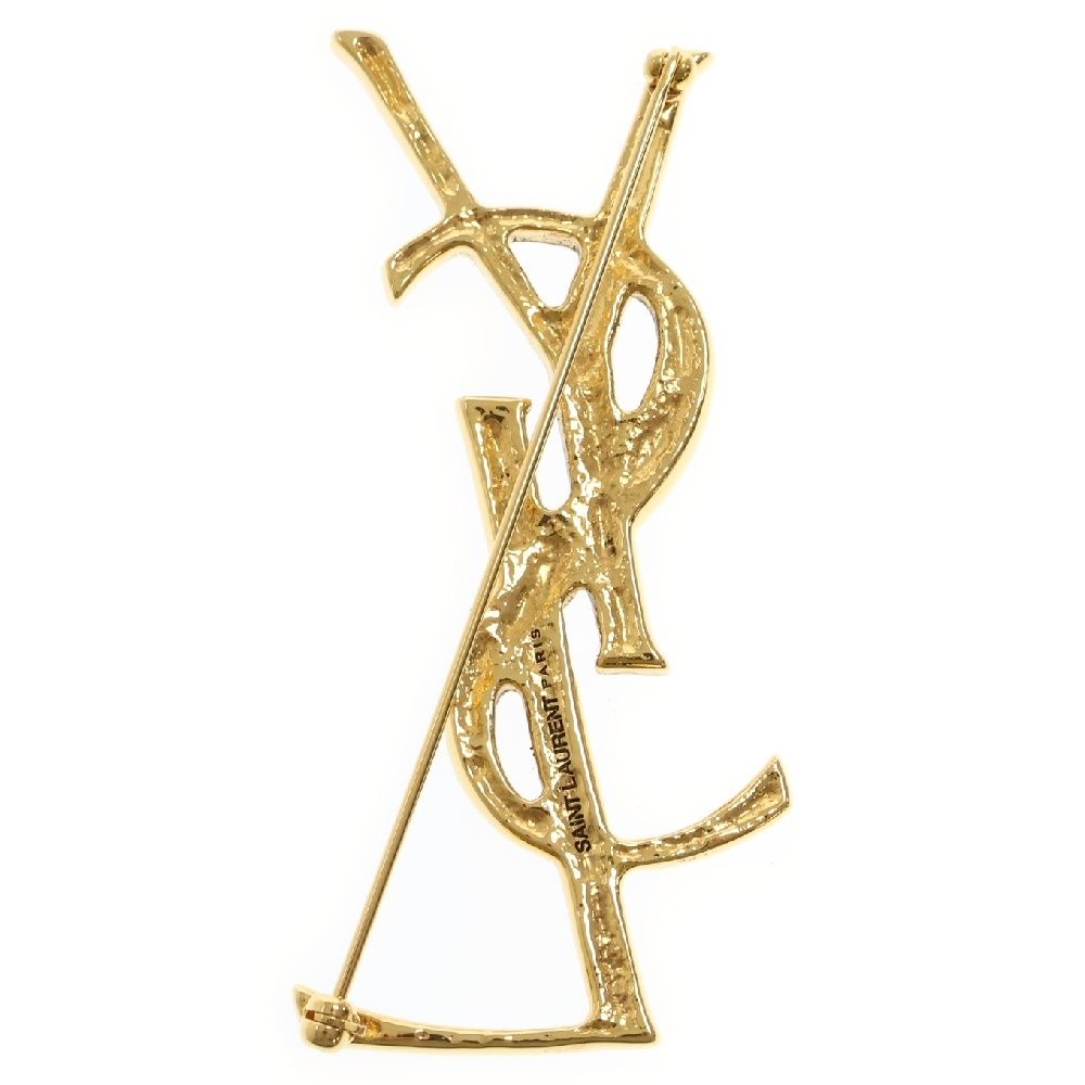 YVES SAINT LAURENT (イヴサンローラン) LOGO BROACH ロゴ
