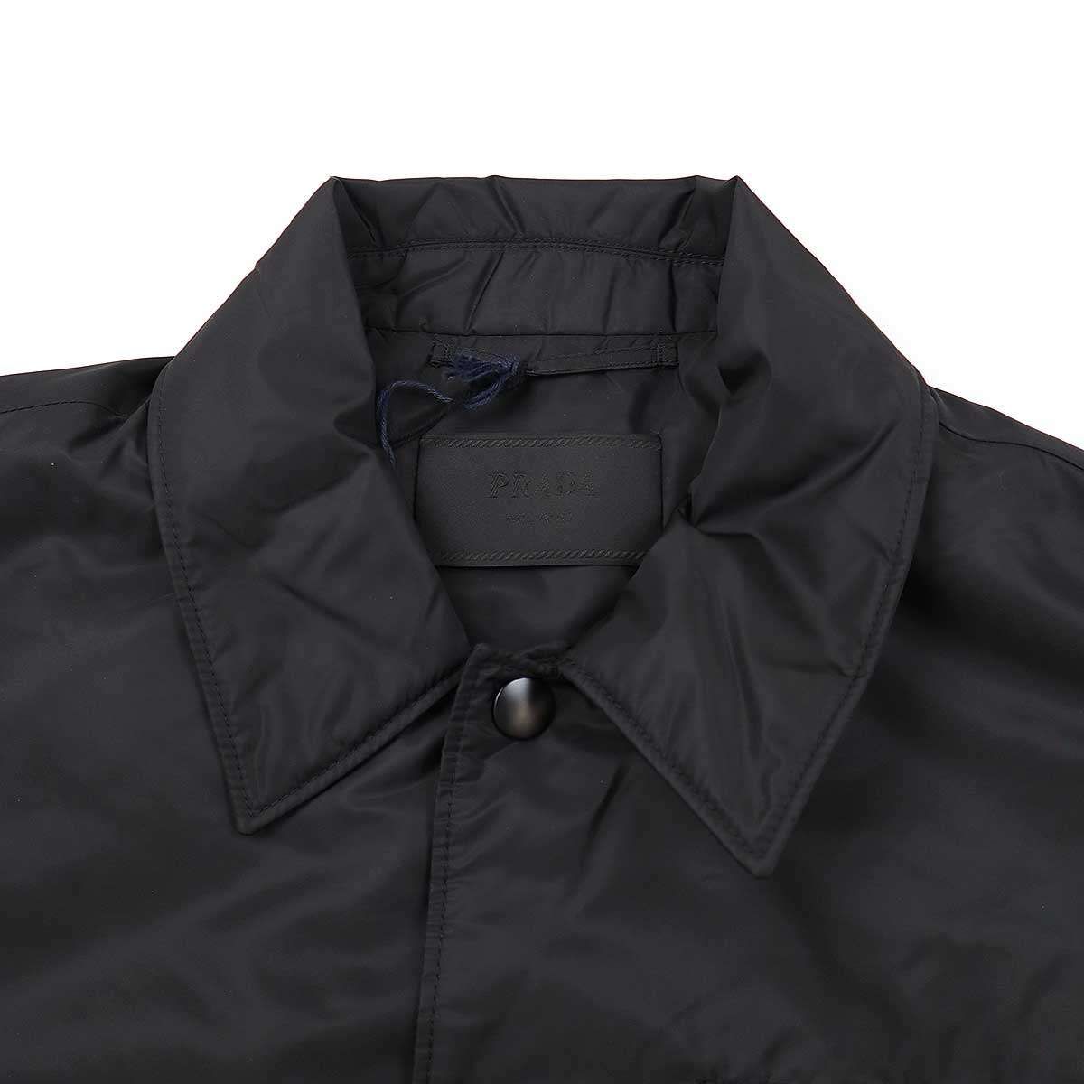 PRADA プラダ 20AW RE-NYLON ロゴプレートナイロンコーチジャケット