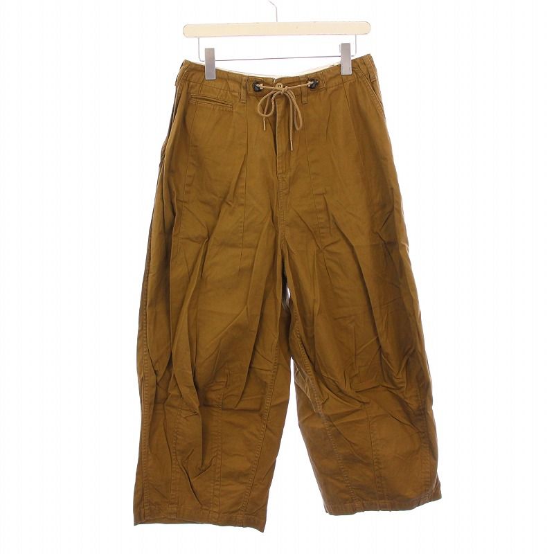 ニードルス ニードルズ Needles Military HD Pants ミリタリーHDパンツ ワイド ジップフライ 1 茶 ブラウン |BB