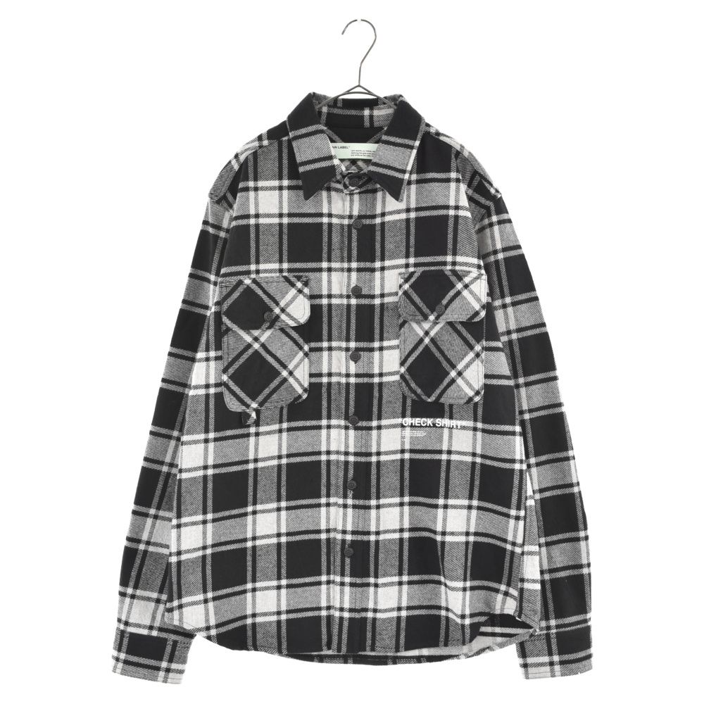 OFF-WHITE (オフホワイト) 18AW Quote Flannel Shirt クオート