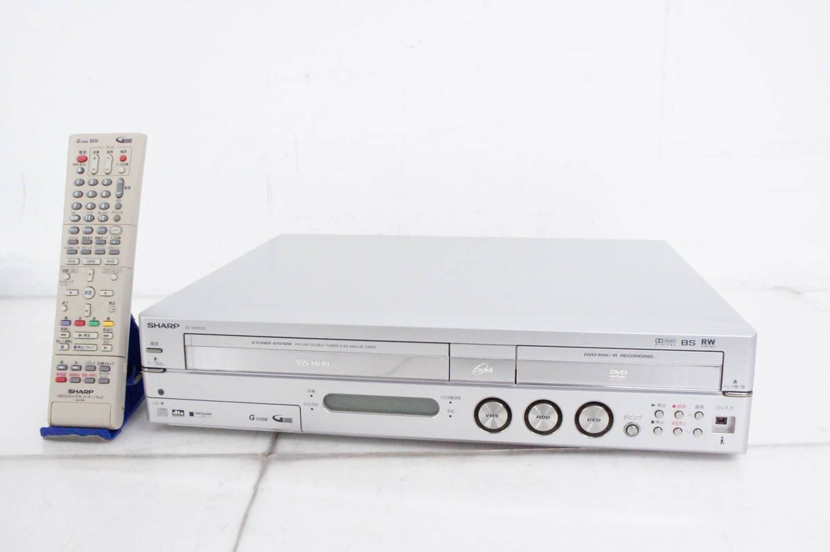 【良品】SHARP DV-HRW50 ビデオ一体型DVDレコーダー VHS SHARPシャープ VHS一体型 HDD DVDレコーダー DV-HRW50