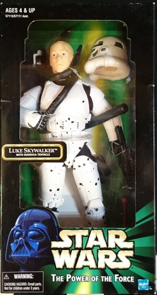 HASBRO(TOMY) STAR WARS THE POWER OF THE FORCE 【ルーク・スカイウォーカー イン ストームトルーパーギア(ダイアノーガ触手付)/Luke Skywalker with Dianoga Tentacle】