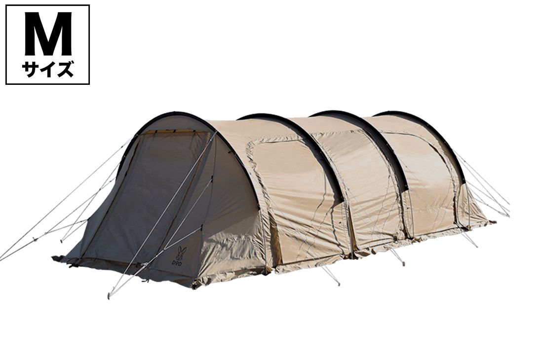 DOD - 中古 カマボコテント3m タン 訳あり特価】DOD カマボコテント3M (タン) 中古 - メルカリ